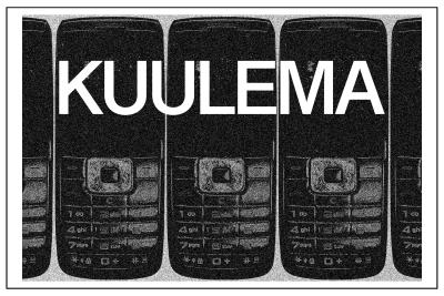 Kuvassa kännyköitä ja teksti KUULEMA,