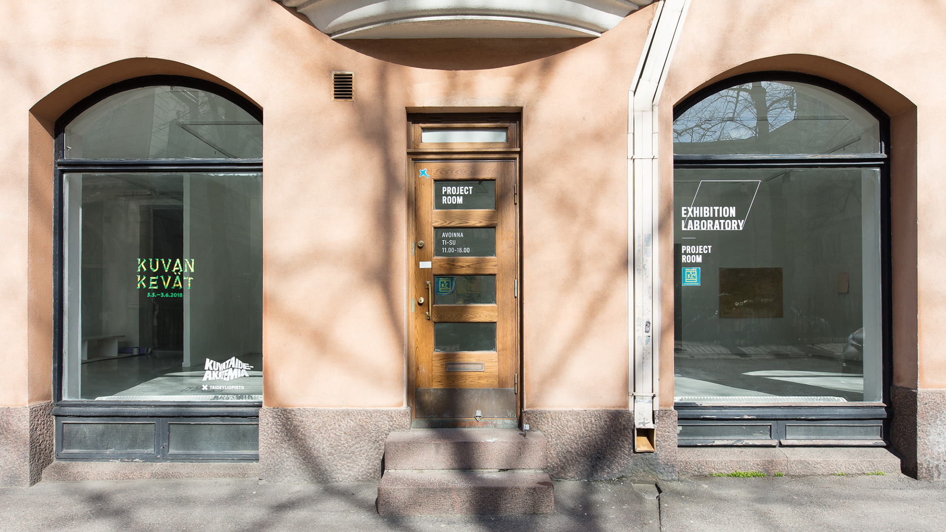 Galleriatilan julkisivu