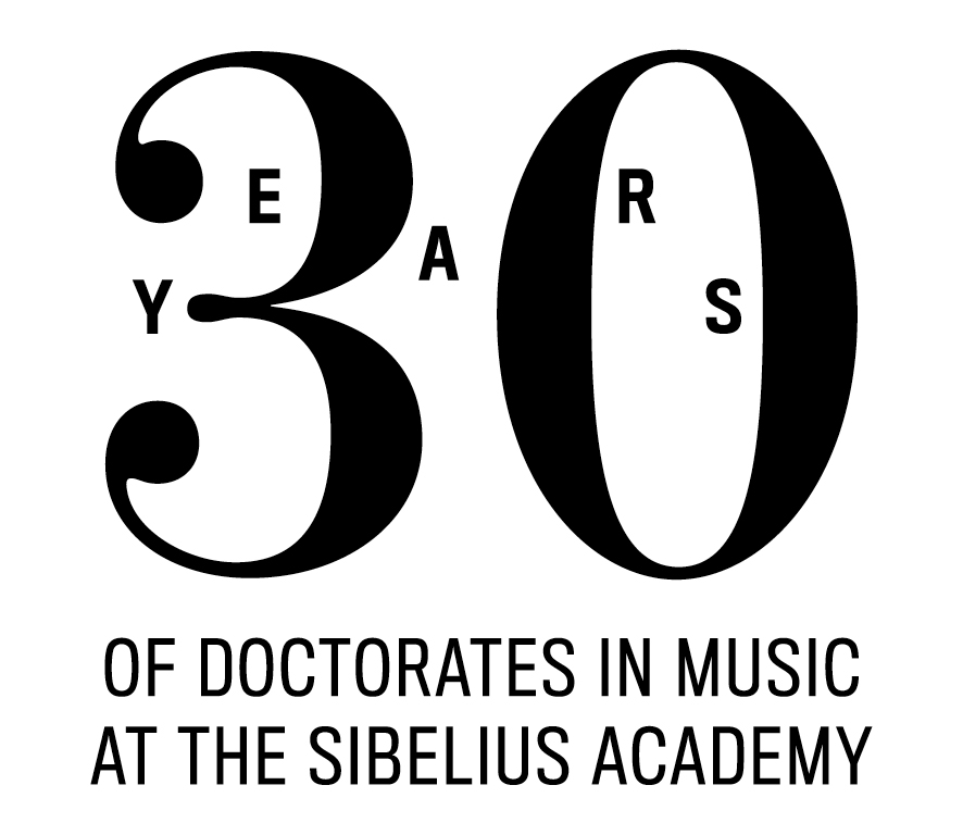 30 years of doctorates in music at the sibelius academy, logo