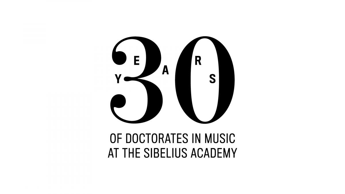Doctors of Music -juhlavuoden logo englanniksi