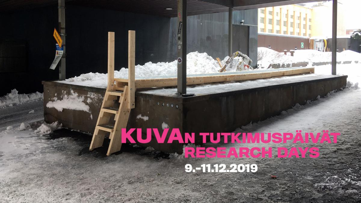 Kuvataideakatemian tutkimuspäivien juliste