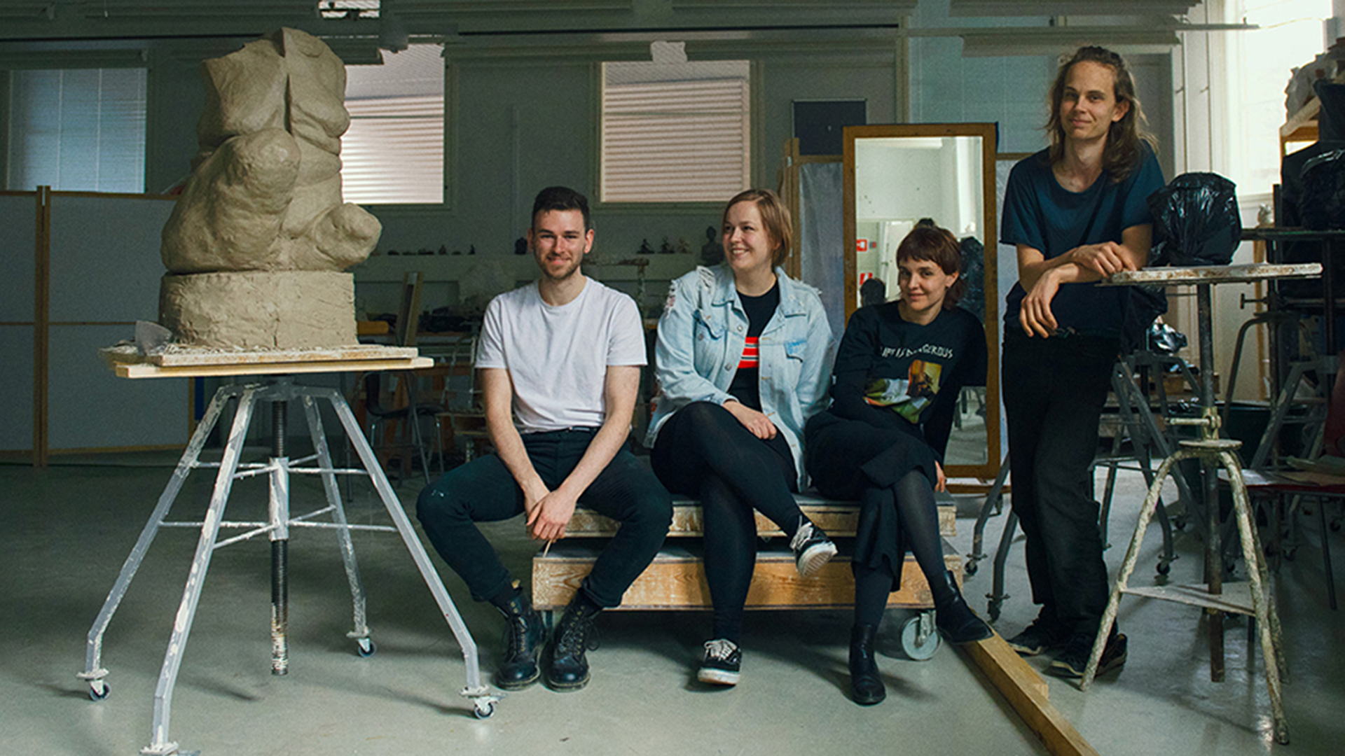 Uniarts Helsinki's students. Photo: Veikko Kähkönen