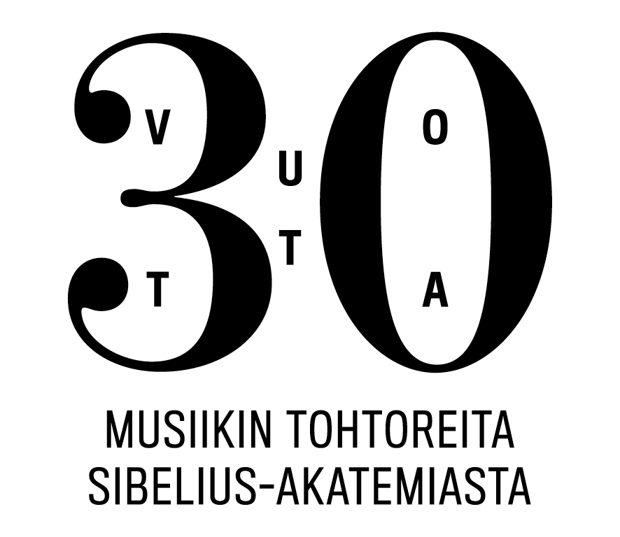 Logo: 30 vuotta musiikin tohtoreita Sibelius-Akatemiasta