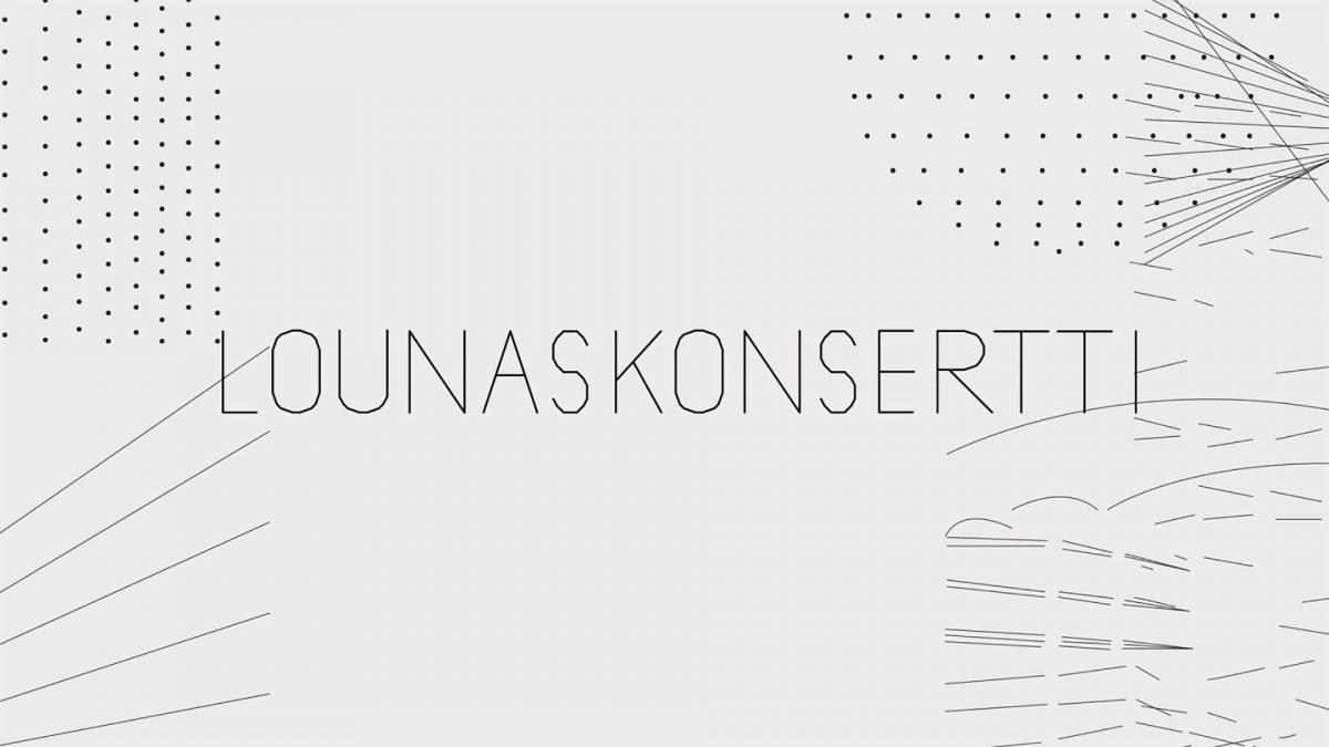 Kuvituskuva, jossa lukee konsertin nimi. Kuva on hennon vaaleanpunainen ja konsertin nimi lukee tikkukirjaimilla. Kuvan reunoilla on viivapiirroksia ja pisteitä.