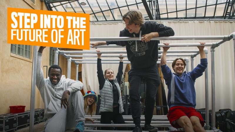 Students at Uniarts Helsinki's Theatre Academy