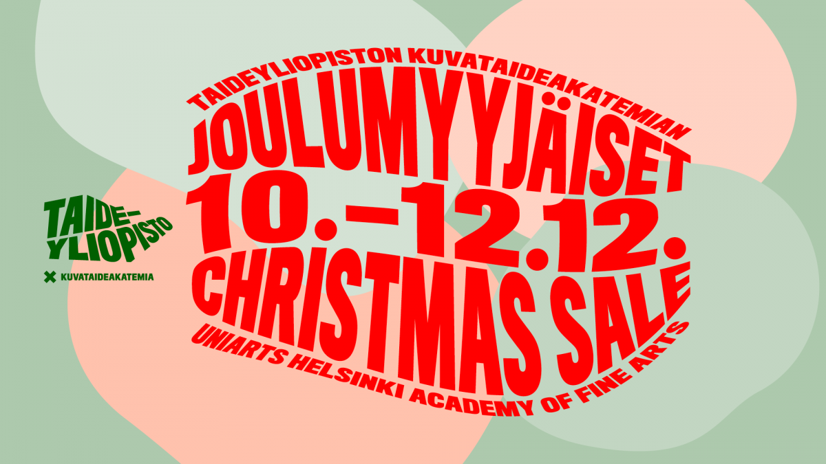 Christmas Sale of Uniarts Helsinki’s Academy of Fine Arts