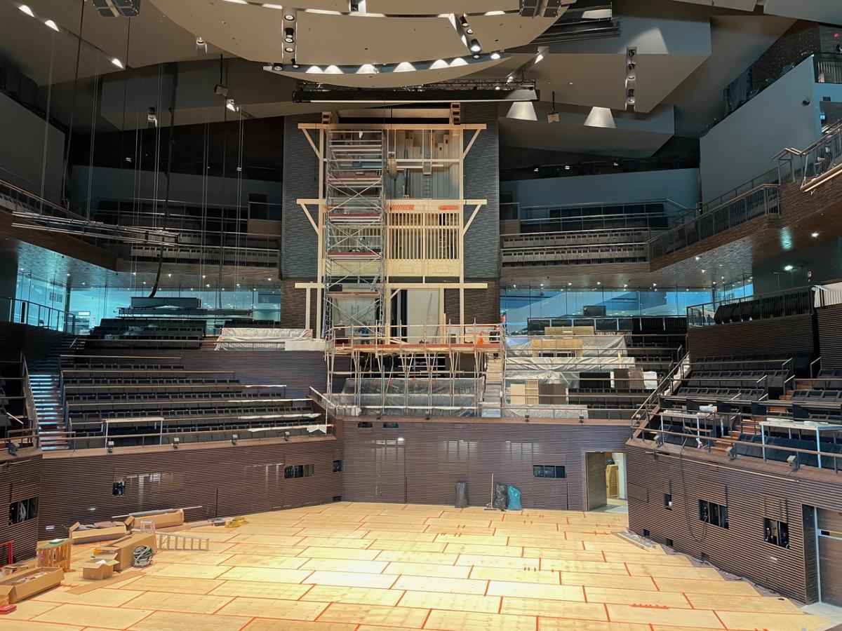 The concert Hall organ in construction