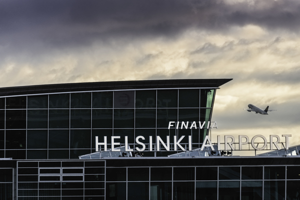 Helsinki airport from outside