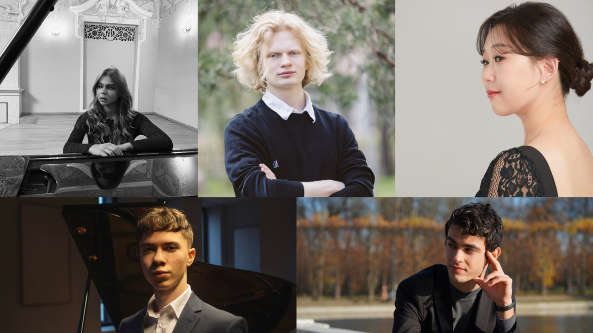 Pianistit Nikita Fatejev, Jordi López Jové, Tiit Tomp, Mariam Mikeltadze ja Hyewon Chung