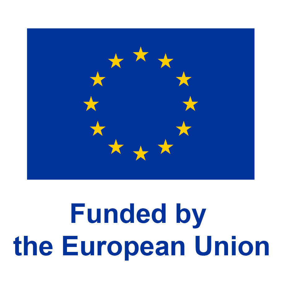 Funded by the European Union logo with the EUs flag