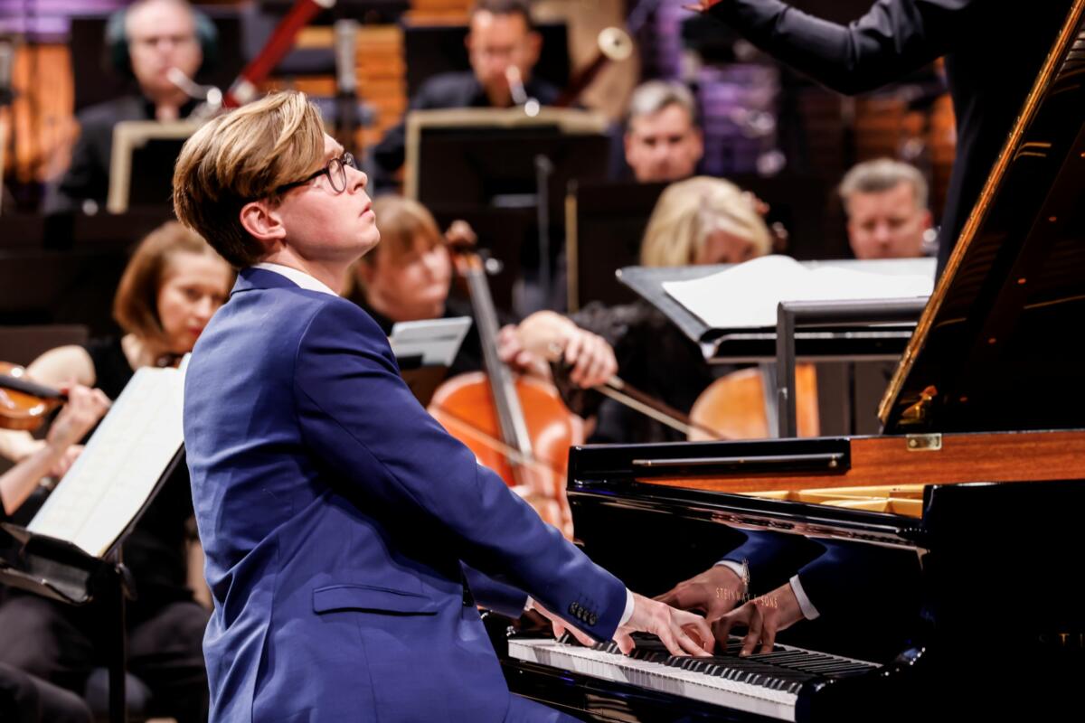 David Munk-Nielsen frän Sibelius-Akademin tog hem det tredje priset i Maj Lind-tävlingen