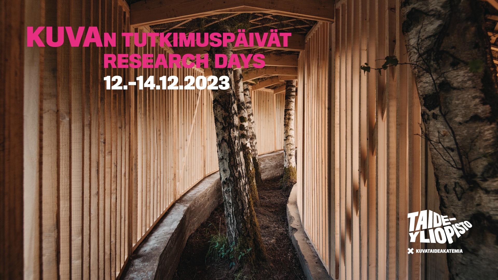KuvA Research Days 2023 -banneri